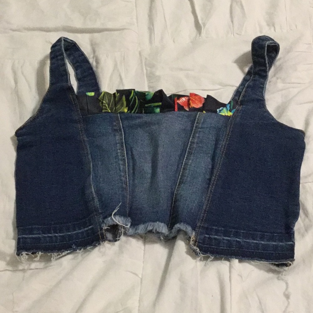 Denim top